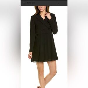 The‎ Kooples Black Blazer Babydoll  Long Sleeve Dress